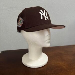 New Era NY Yankees Mocha Brown Fitted Hat (7 3/8)